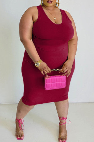 Plus Size Pencil Dress