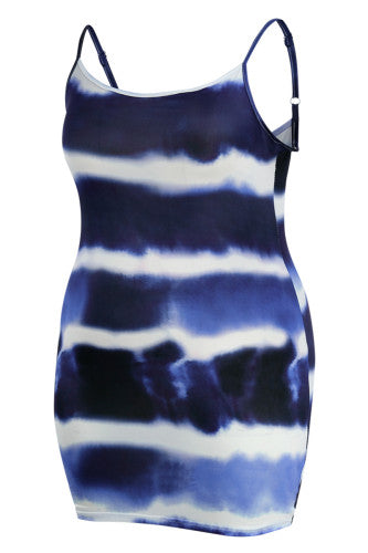 Tie Dye Spaghetti Strap Dress